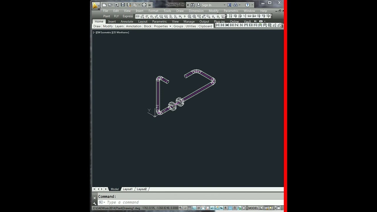 CADWORX TO PLANT3D