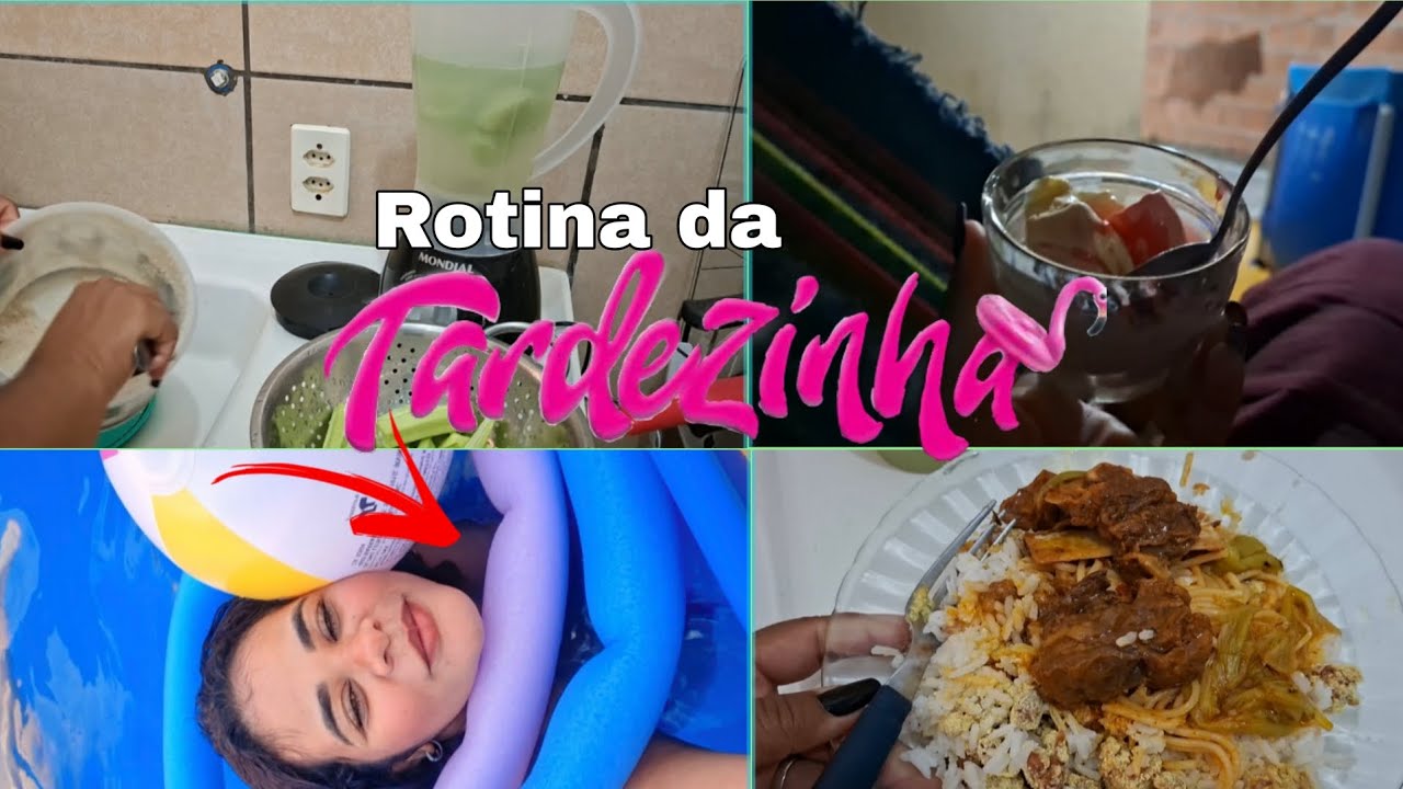 ROTINA DA TARDE  FIZ COSTELA, TOMEI BANHO DE PISCINA #rotinadatarde #carnedecostela #vlogdatarde  