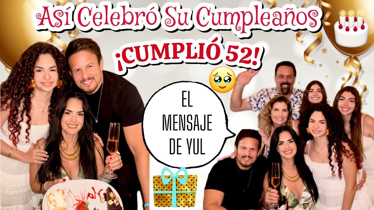 ¡LLEGÓ A LOS 52! 🎂 La Celebración de  cumpleaños de Scarlet Ortiz y la sorpresa de Yul Bürkle
