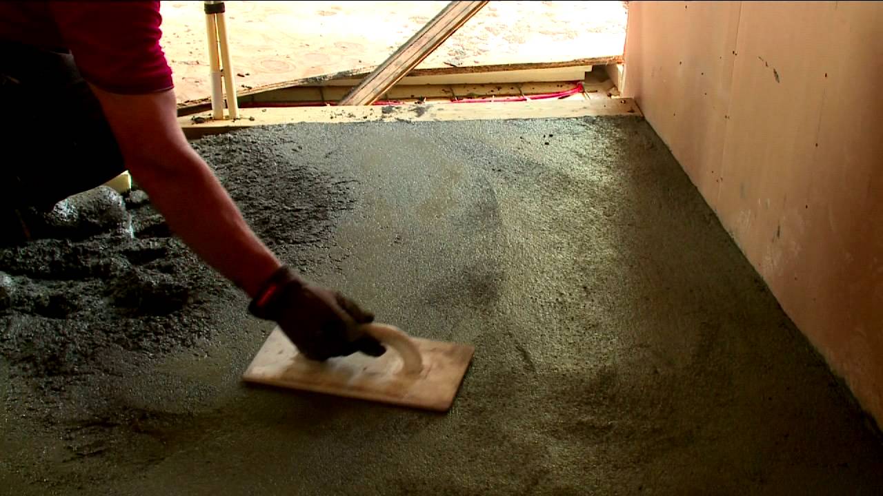 Lattian valu Kiilto 70 / Floor casting with Kiilto 70