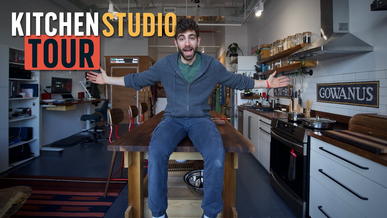 I built my dream kitchen studio completely from scratch 🛠️