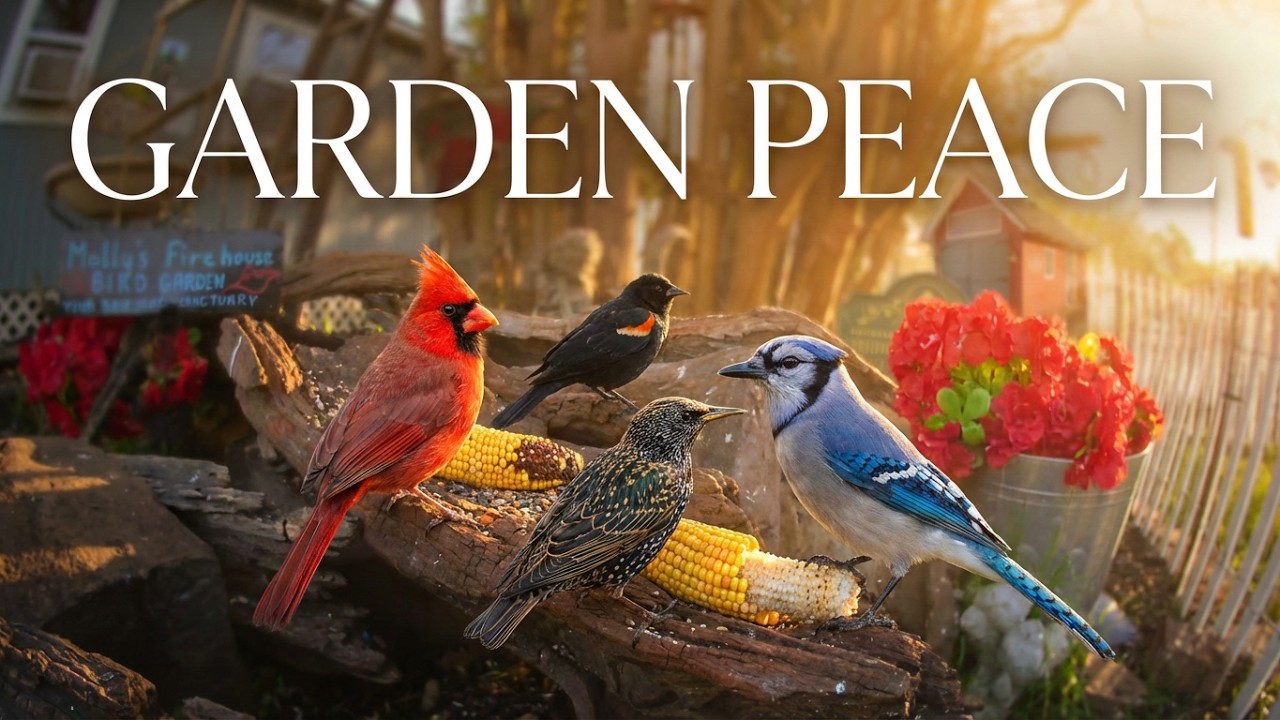 The Ultimate Garden Escape: 11+ Hours of Peaceful Bird & Squirrel Watching 🐦🐿️🌿