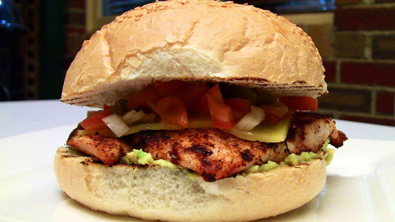 Simple Spicy Chicken Burger BBQ Recipe