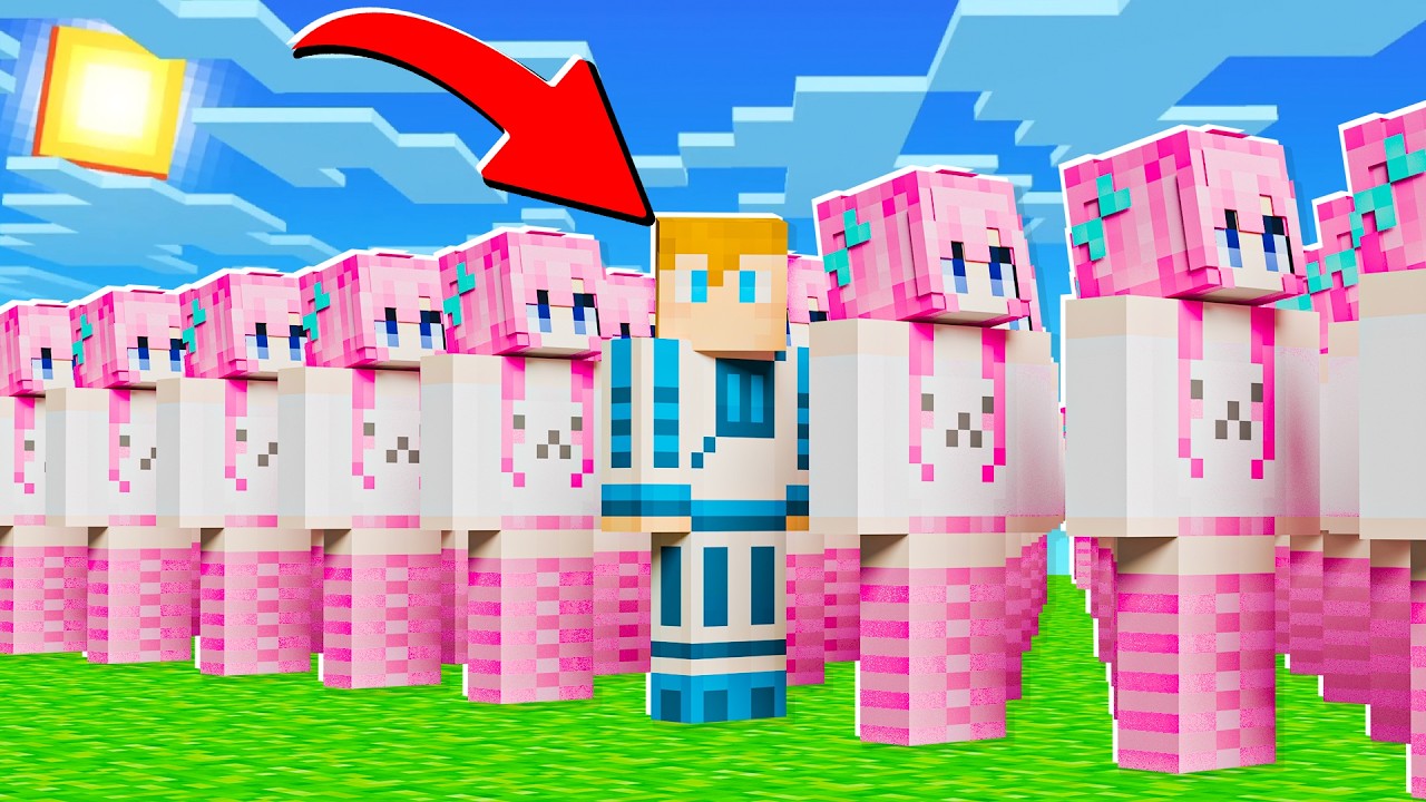 SEKRETNIE DOŁĄCZYŁEM Na Serwer TYLKO DLA DZIEWCZYN w Minecraft