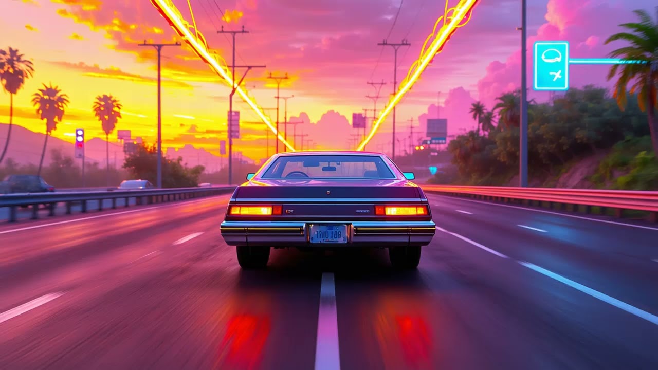 Sunset Cruiser 🌅 | 1 Hour of Chill 80s Synthwave