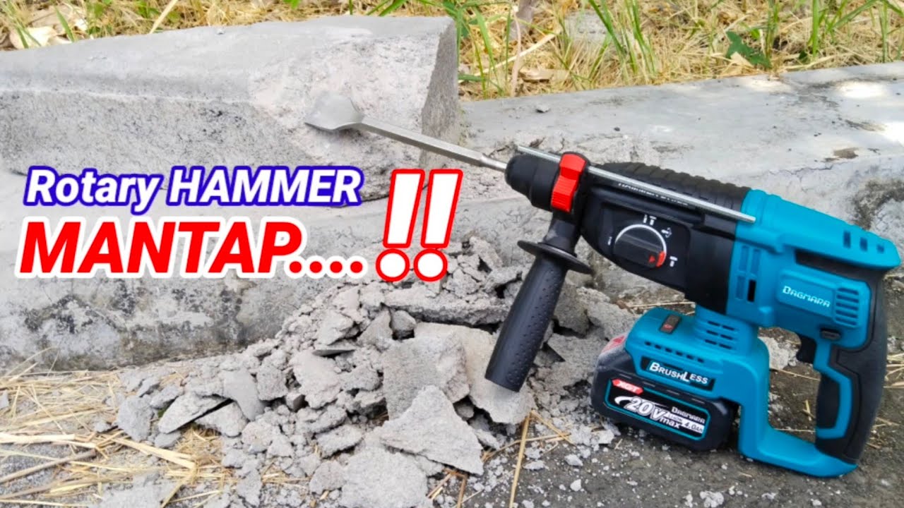MANTAP....!! ROTARY HAMMER DRILL CORDLESS DAGMARA #powertools #tools