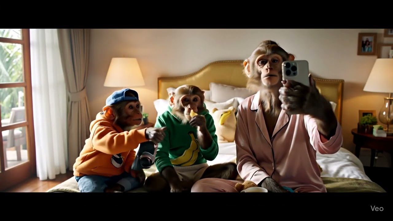 You Won&rsquo;t Believe This Realistic Monkey Family Vlog! 🐒💖 | Full English | AI HD