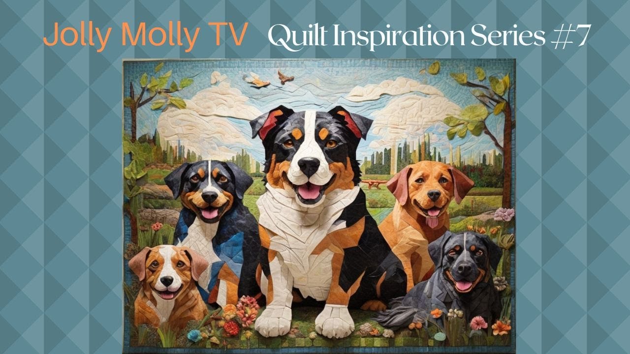 Quilt Inspiration Series #7 - Cute Dog Quilt Ideas