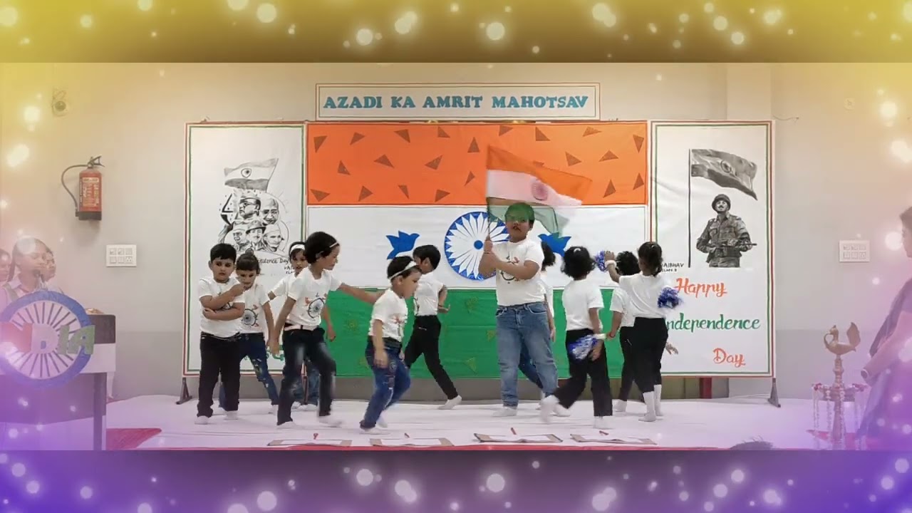 AZADI KA AMRIT MAHOTSAV CELEBRATION BY JUNIOR STUDENTS OF SSDPS, KAUSHALPURI KANPUR.