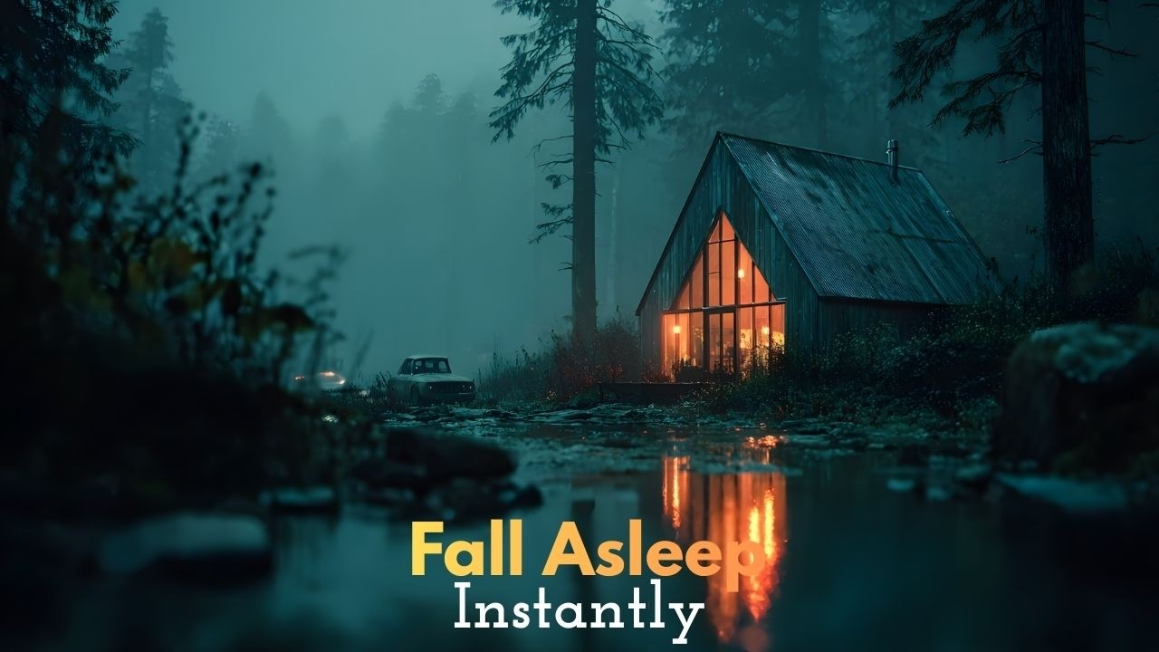 Midnight Storm at the Forest Hideaway – Rain & Thunder (528Hz Healing)
