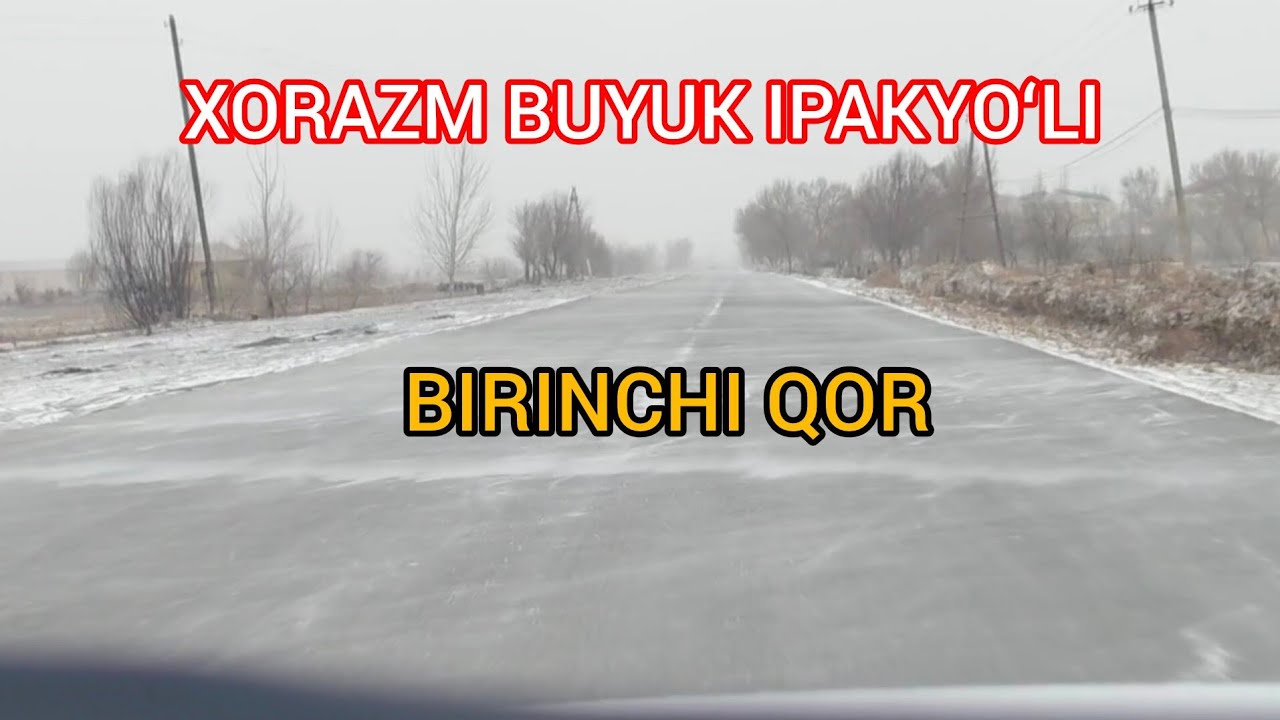 XORAZM BUYUK IPAK YOʻLI.BIRINCHI QOR.