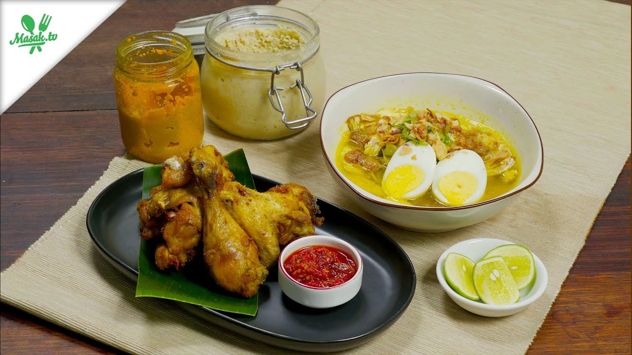 1 BUMBU JADI 2 HIDANGAN : AYAM GORENG DAN SOTO AYAM!