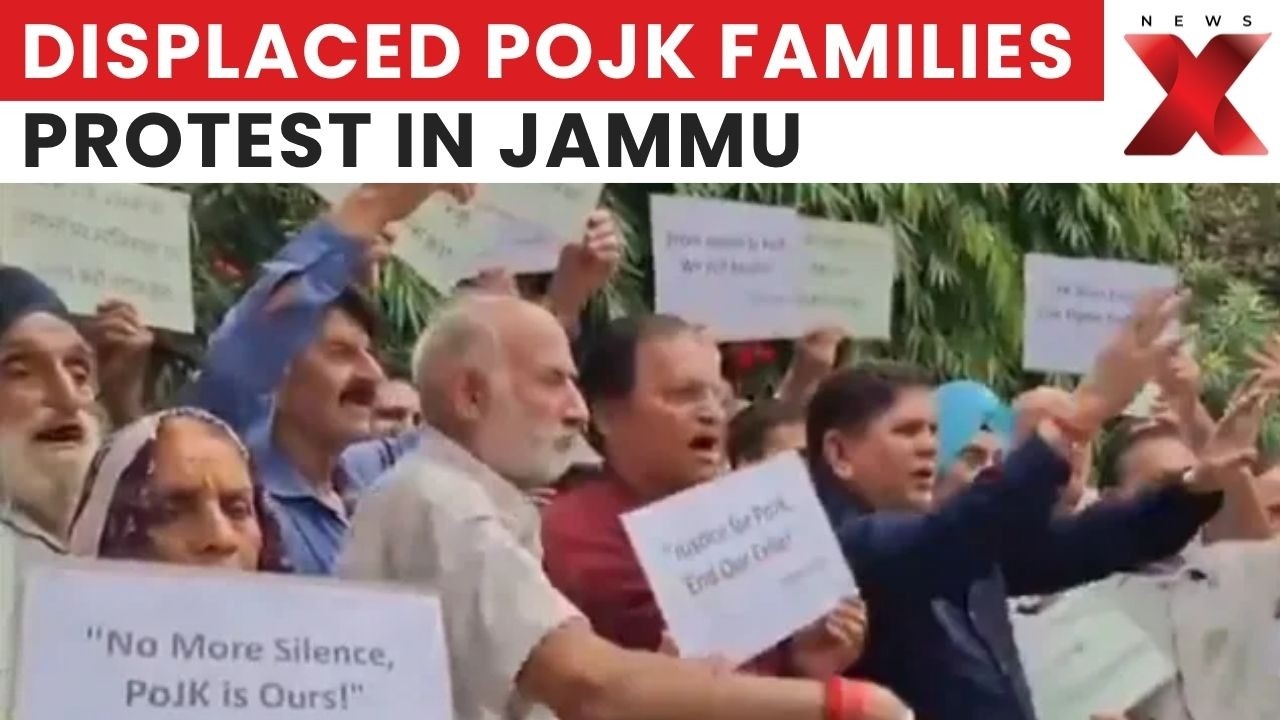 Displaced PoJK Families Protest in Jammu, Demand Liberation of Pakistan-Occupied Kashmir | NewsX