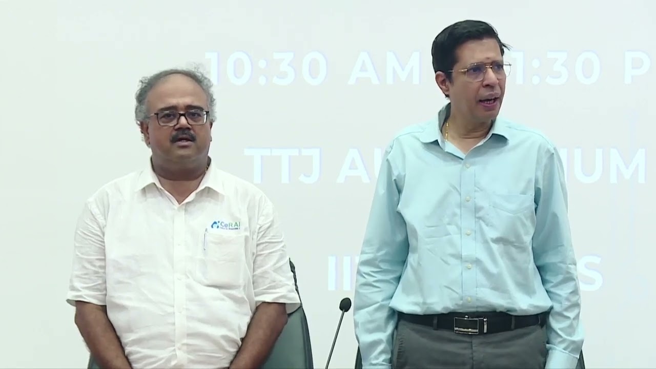 Welcome Address Prof Arun Rajkumar