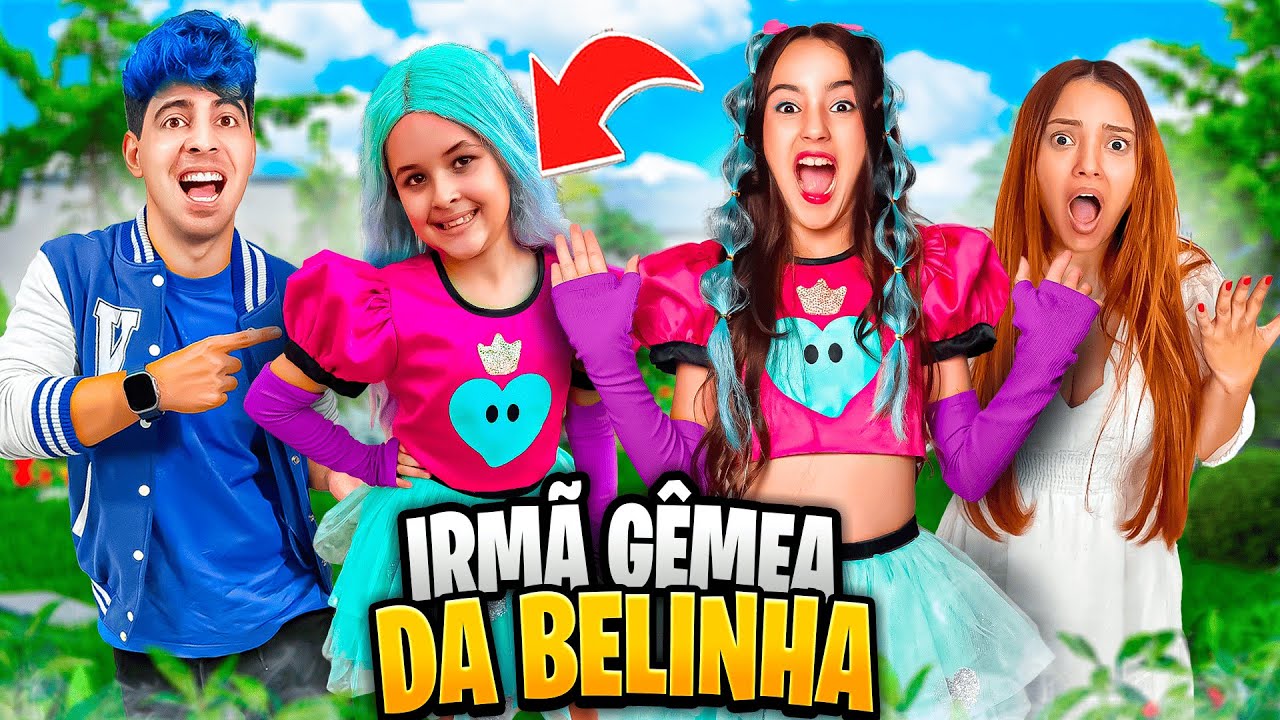 A BELINHA E RANNA VIRARAM IRMÃS GÊMEAS!! ficaram iguais*