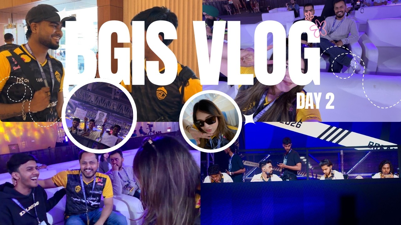 *VLOG* BGIS 2026 ☆ Day 2 - it was a crazy day , met the youngest content creator 😍💛