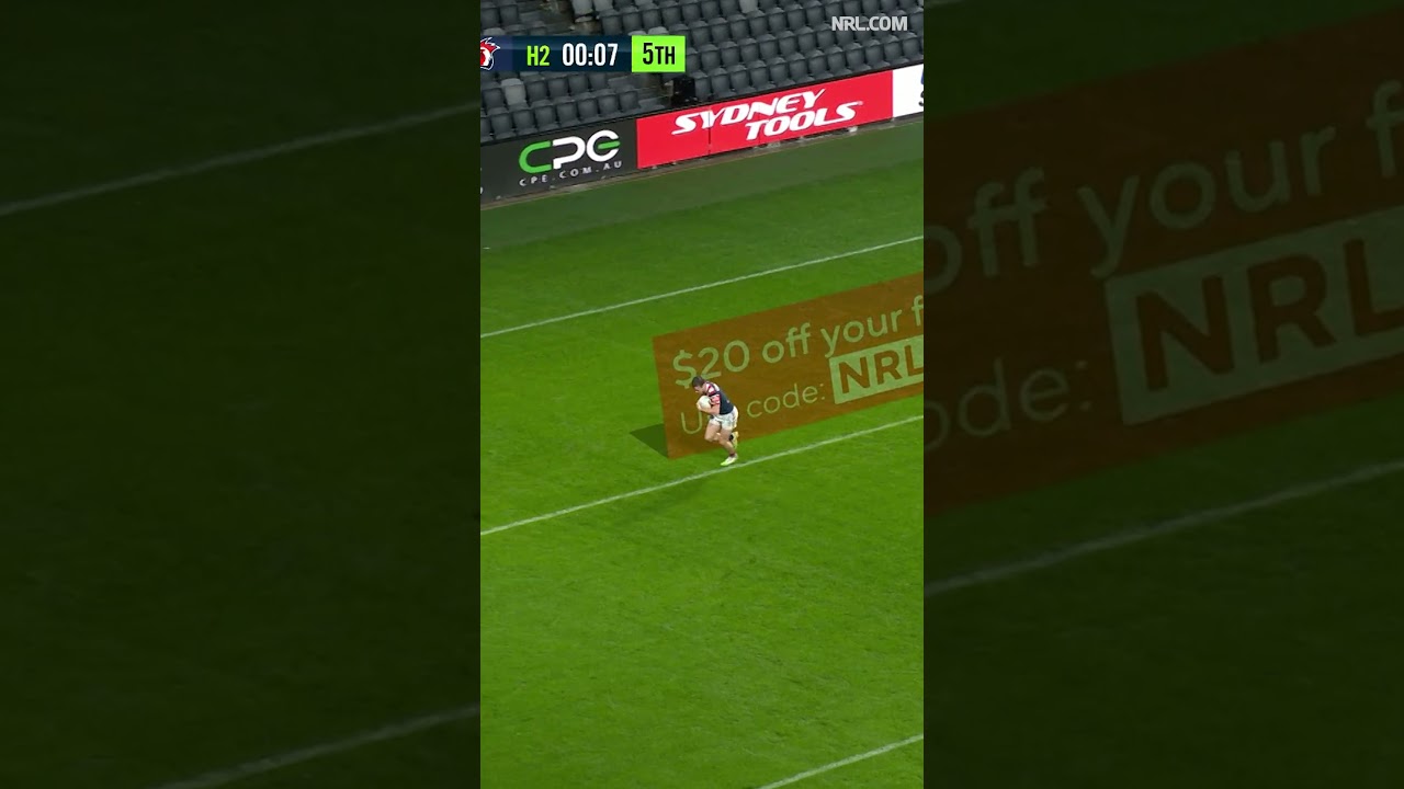 Sam Walker and the most unorthodox finish to an NRL game you've seen in a while! 🤣 