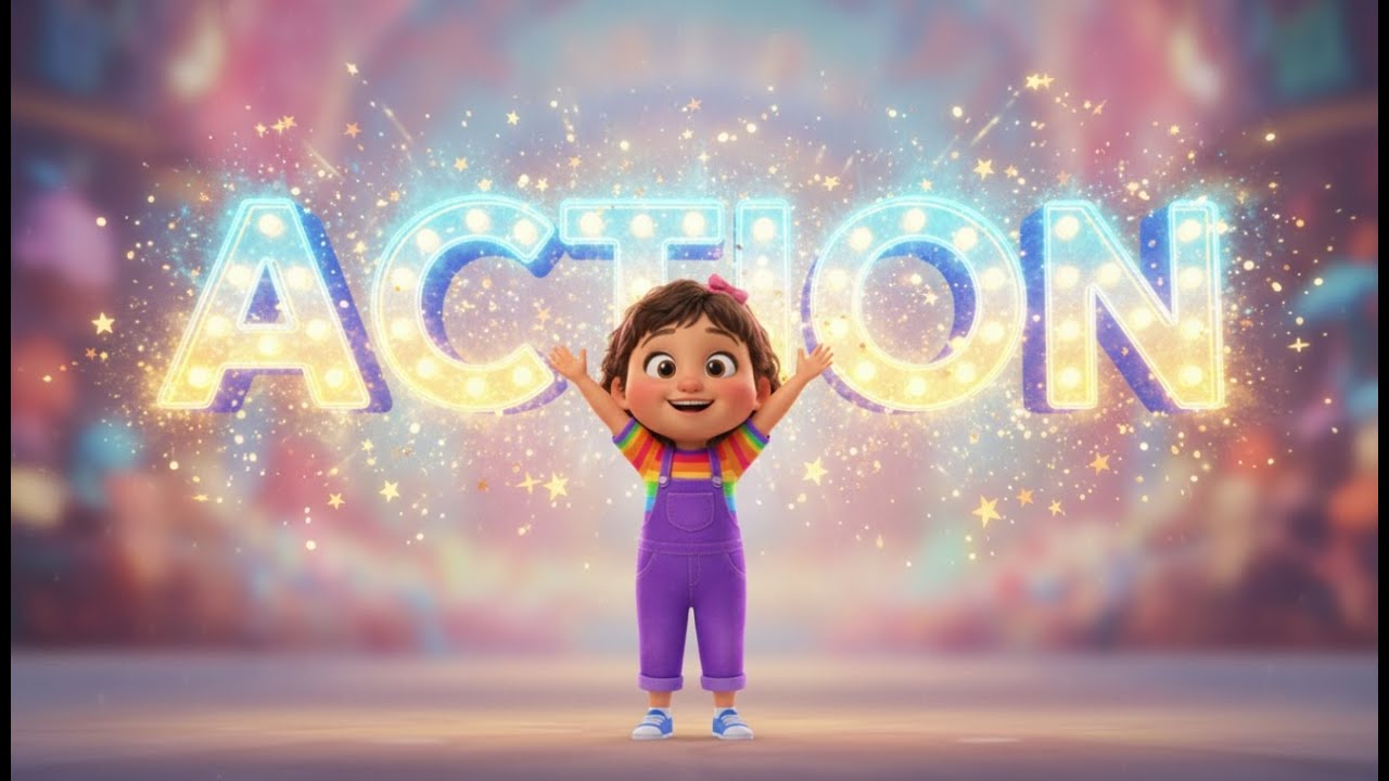 25 ACTION WORDS Kids MUST Learn! 🚀 Fun English Learning for Children | Kids Learning Bharat