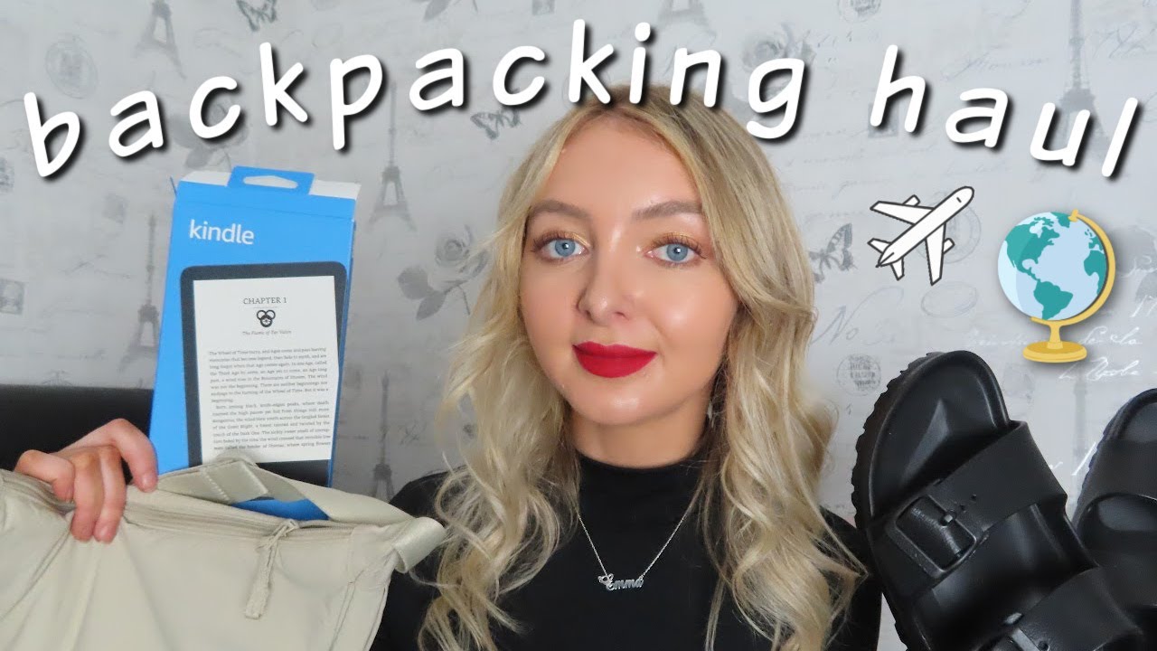 TRAVELLING HAUL! everything I've bought to go backpacking...