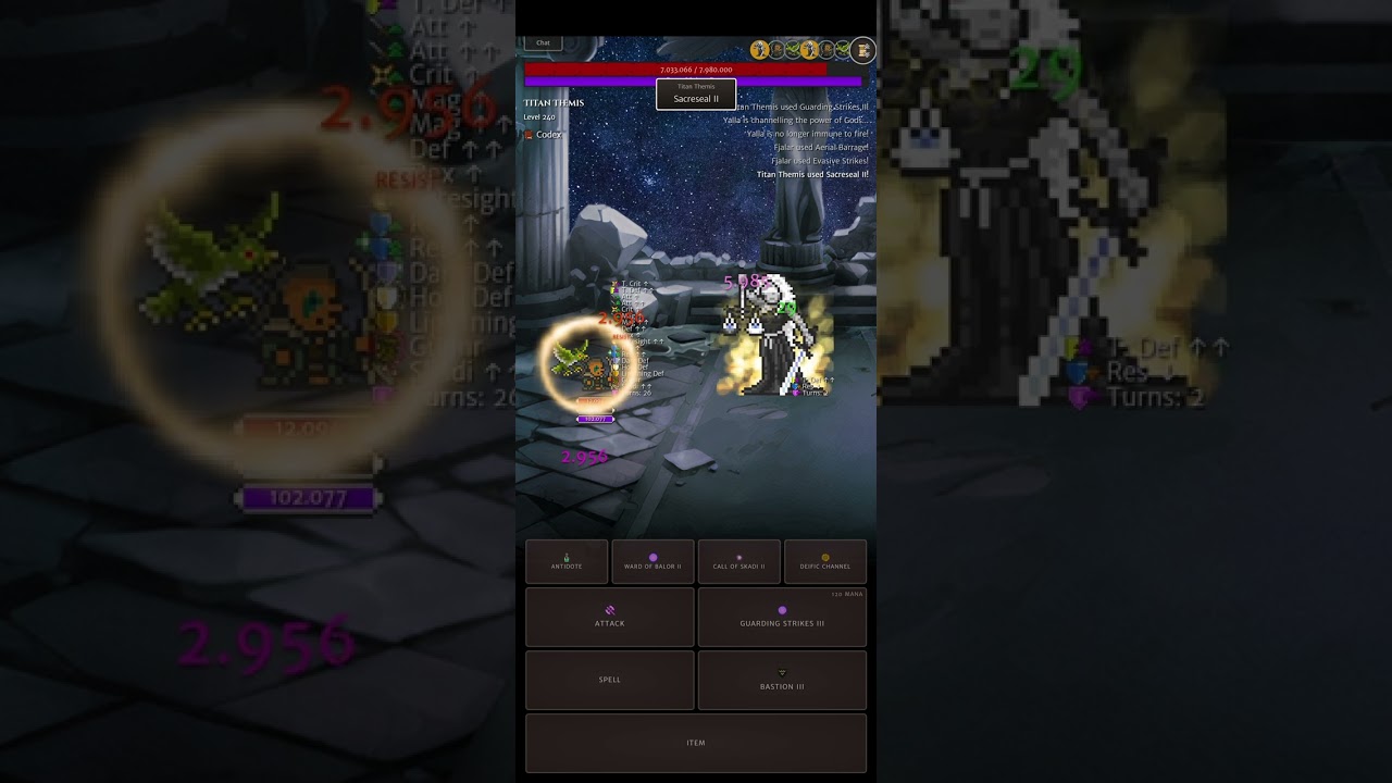 Orna - Beowulf Auriga - Fjalar vs Towers of Olympia Boss