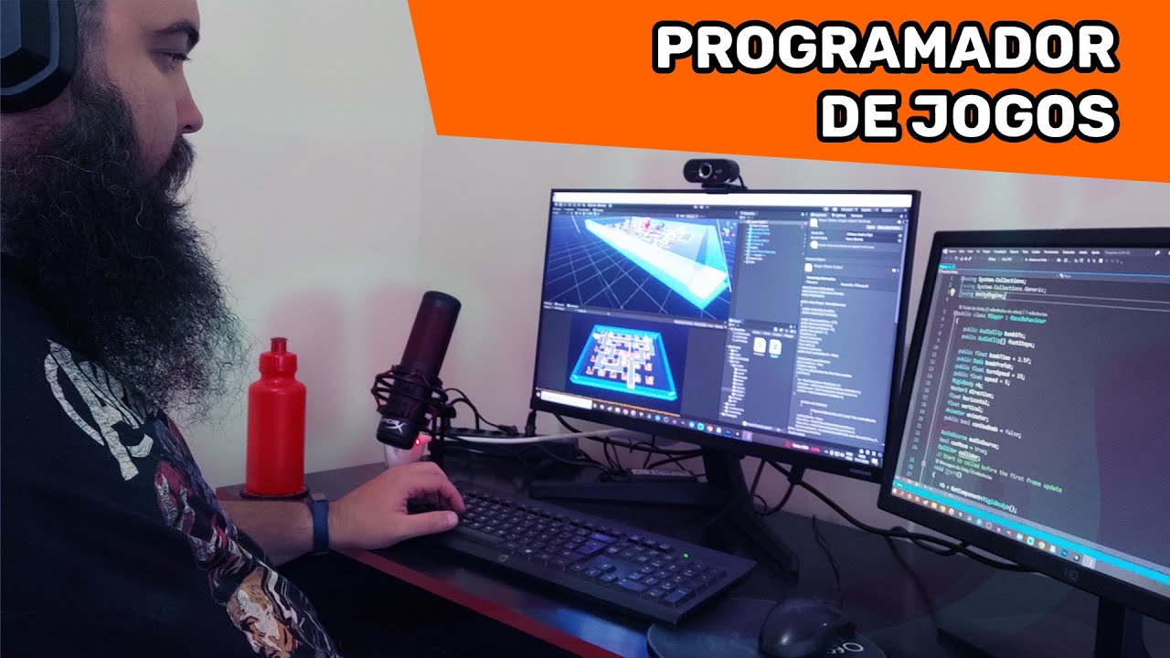 Como me tornei programador de jogos e o que você deveria aprender