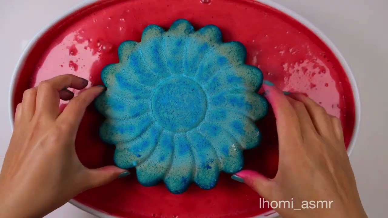Pink and Red Gymchalk Water Crush | Dipped Flower | Paste play