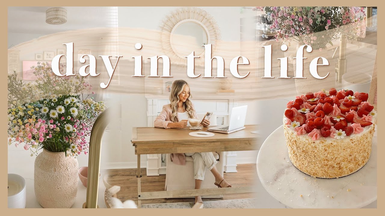 DAY IN THE LIFE | fun trader joe’s haul, party prep, & planning a home project!