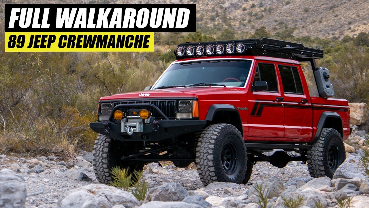 Crewmanche Walkaround | Jeep Comanche, Dana44, Wilwood brakes, 35