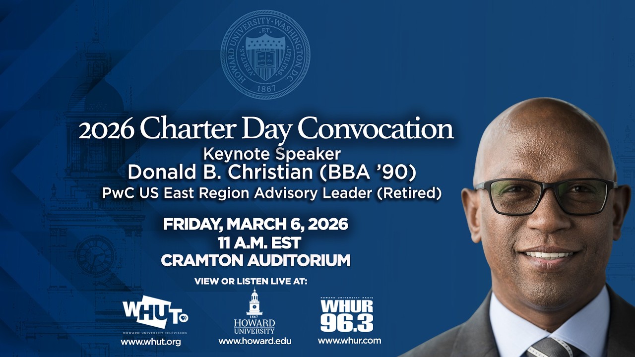 Howard University:  2026 Charter Day Convocation
