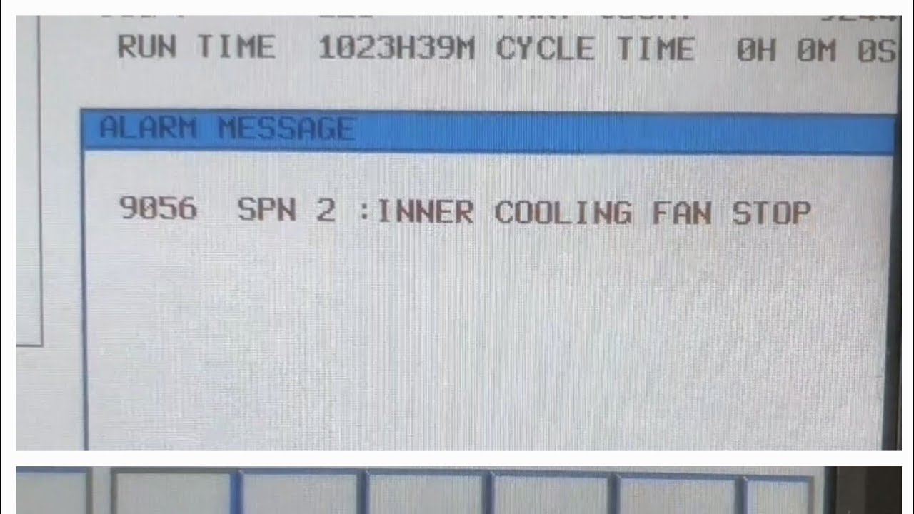 FANUC SP 9056 INNER COOLING FAN STOP FANUC AL 56 ALARM SP9056