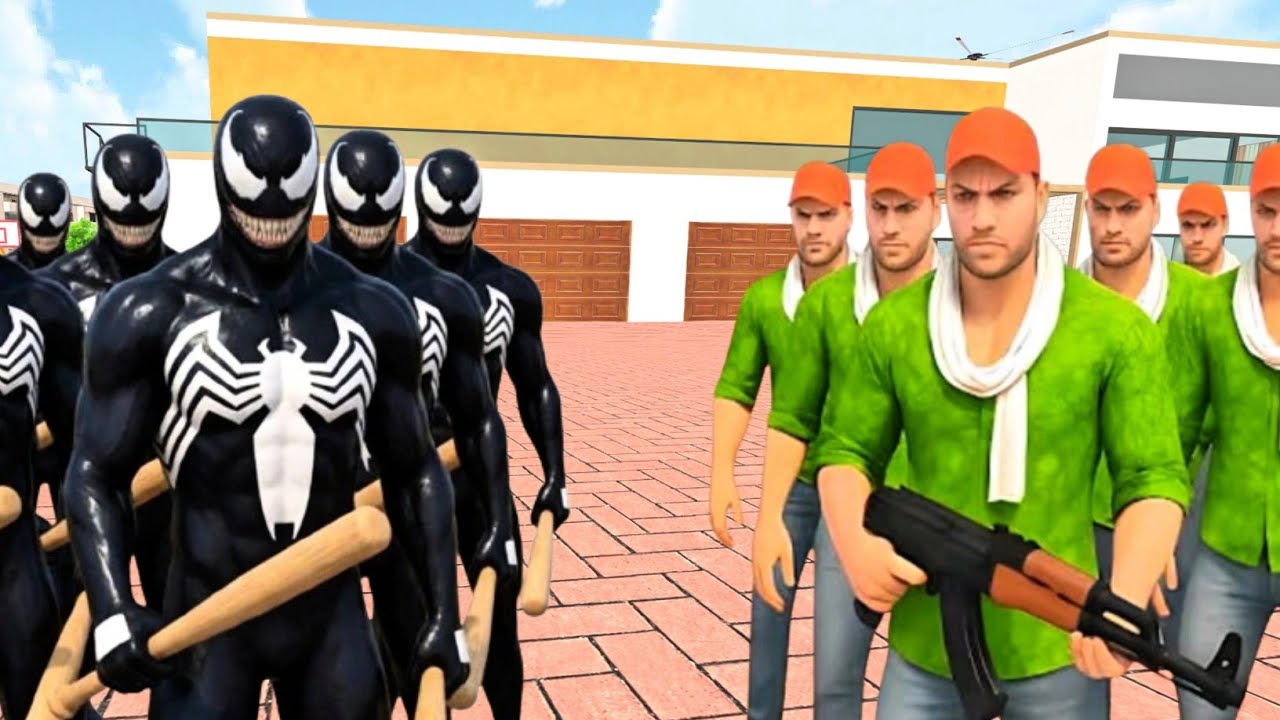 Jack VS Black Venom Fight In Indian Thef Auto 💥