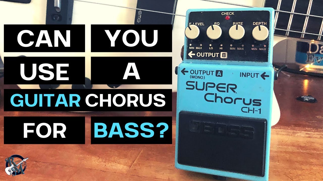 Can you use a GUITAR chorus pedal for BASS?? // How I do it...