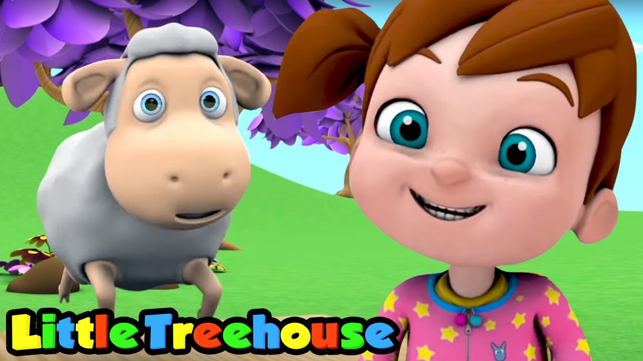 у Мэри был маленький ягненок | развивающий мультфильм | Little Treehouse Russia | песенки для детей