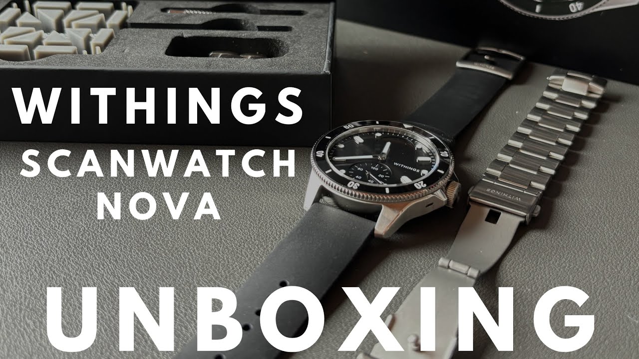 Withings ScanWatch Nova schwarz Unboxing | Teil 1 | (deutsch)