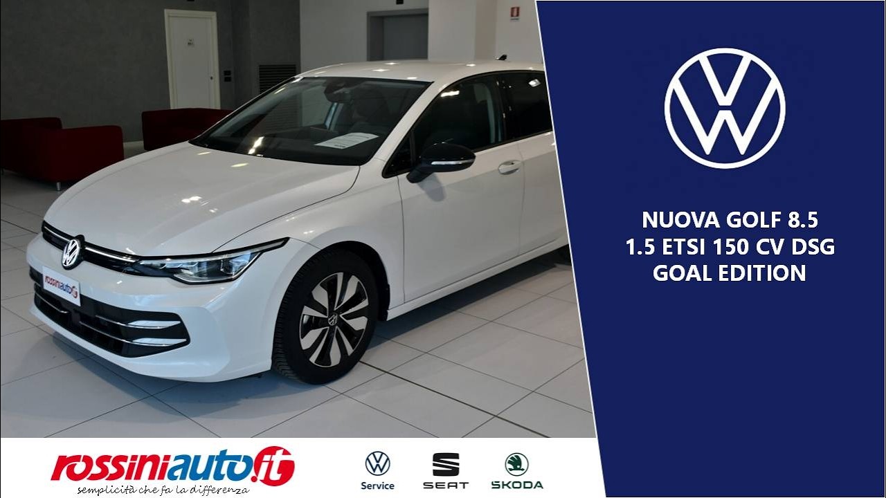 Presentazione Volkswagen Nuova Golf 8.5 1.5 eTSI 150 Cv DSG Edition usata in pronta consegna
