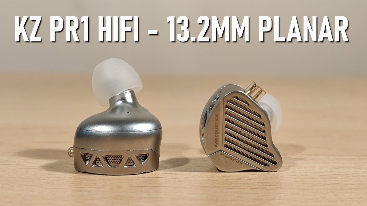KZ PR1 Hifi review - 13.2MM Planar Driver Feat CCA PLA13