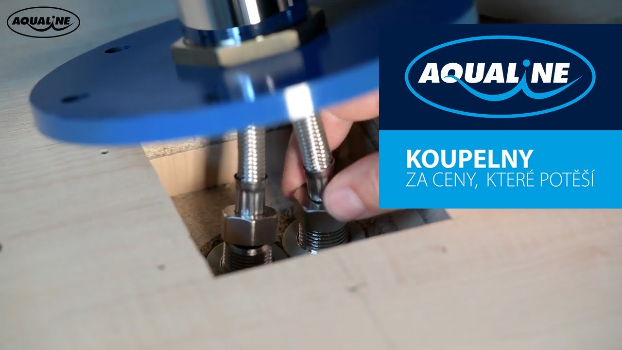 AQUALINE - Vanová baterie s připojením do podlahy CETO (BV357)