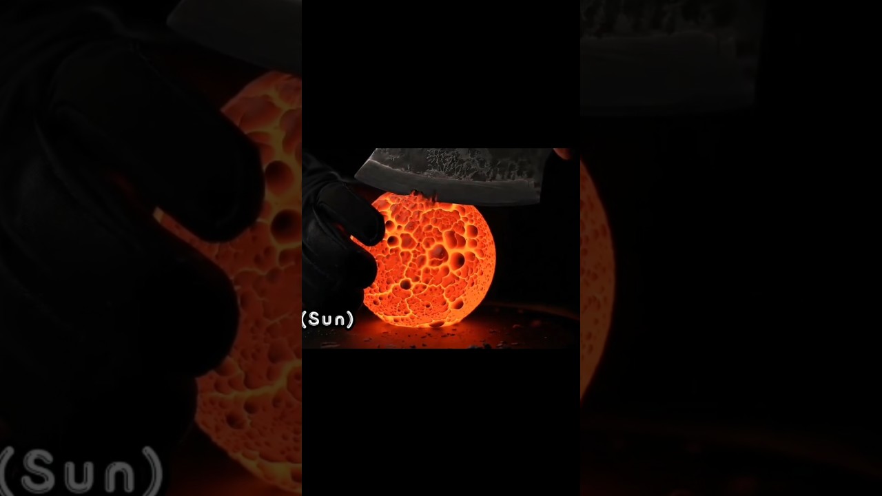🌍 Earth cut in half&mdash;oddly satisfying #EarthLayers#PlanetCut #ScienceCut#RelaxingVisual #CoreToCrust