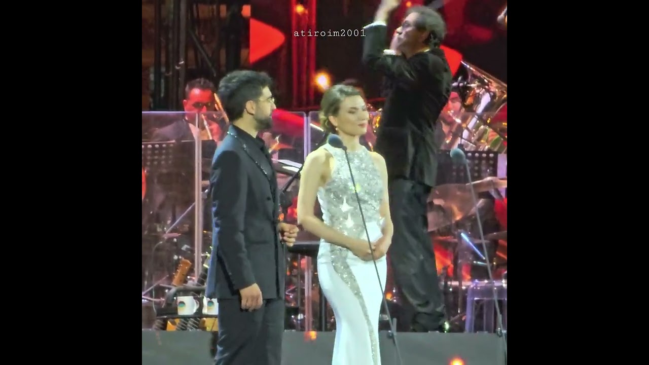 Piero Barone (Il Volo) and Nina Solodovnikova