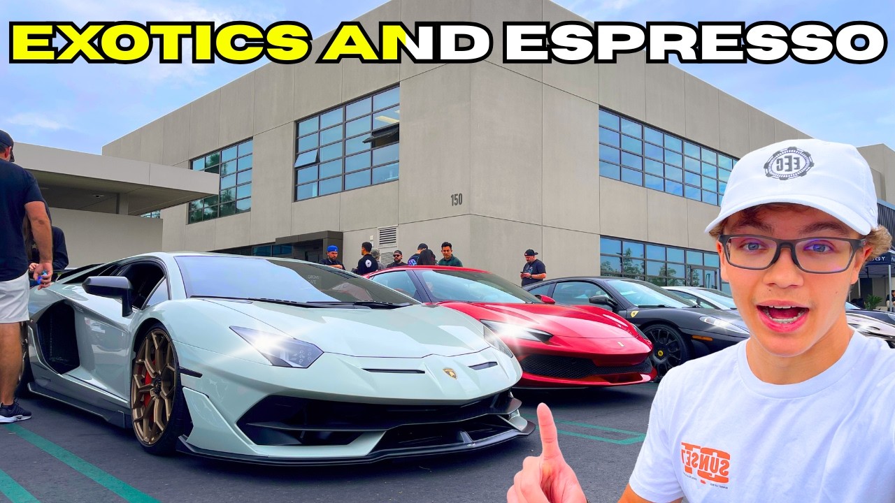 INSANE Supercars At Exotics And Espresso