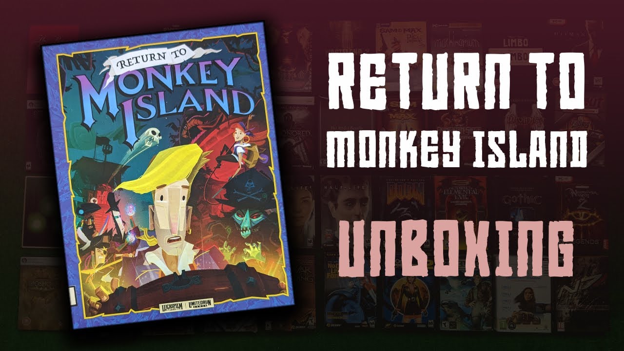 Return to Monkey Island Collector's Edition Big Box PC Unboxing