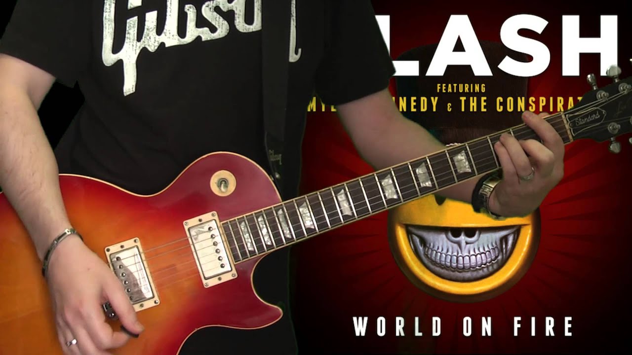 Slash & Myles Kennedy - Bent To Fly (full guitar cover)