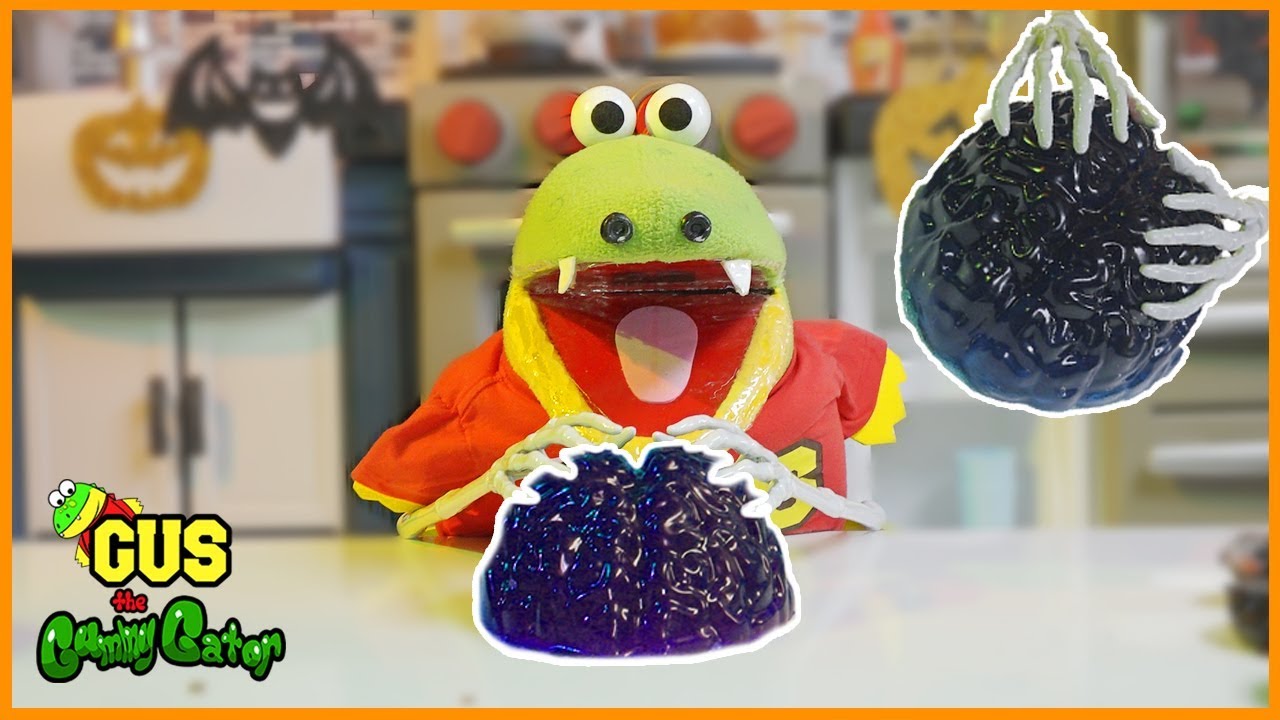 HALLOWEEN DIY GIANT GUMMY BRAINS Learn Colors
