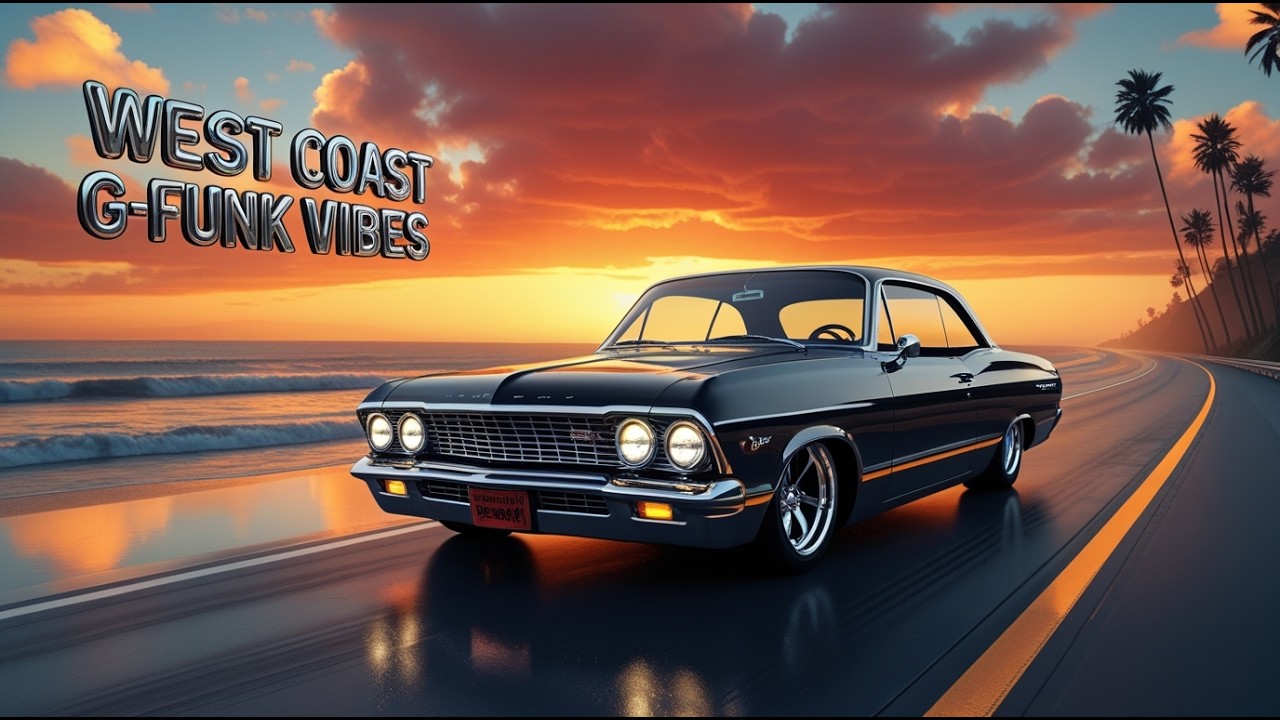 🌇 West Coast Street Glow 🌴 G-Funk Sunset Cruise | Chill Drive Session
