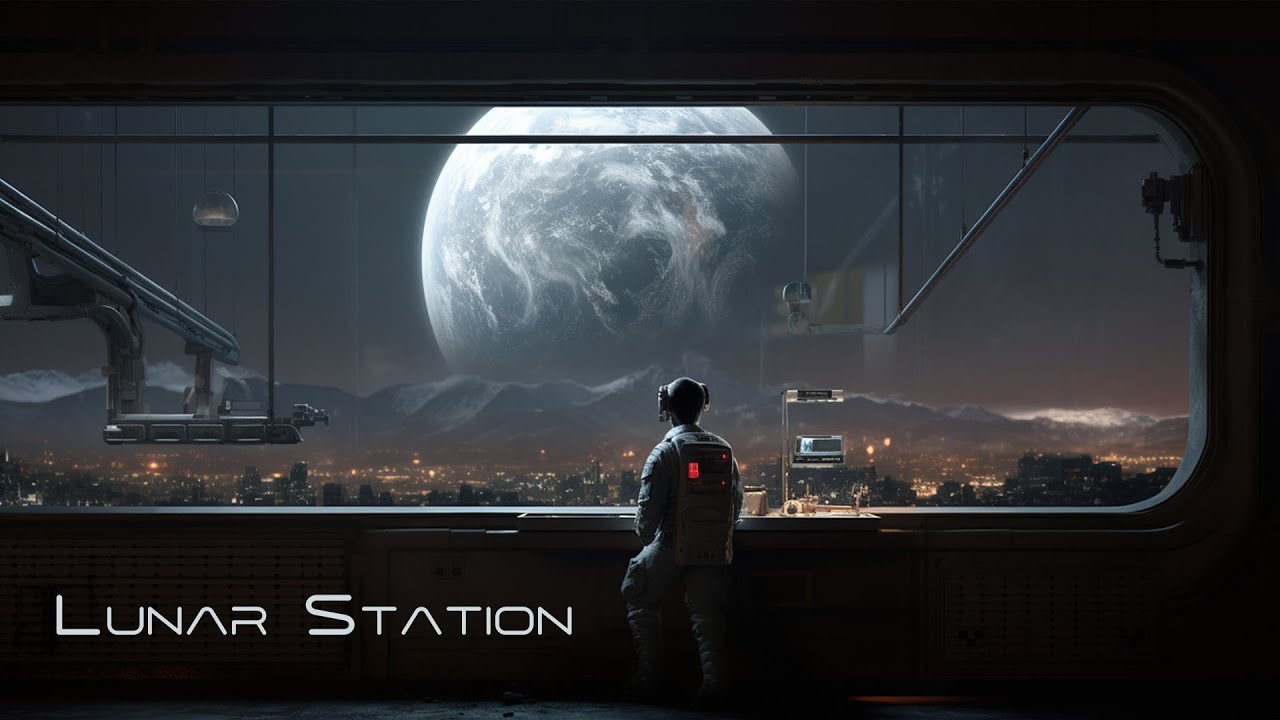 Lunar Station: Sci-Fi Ambient Music | Dark Ambient