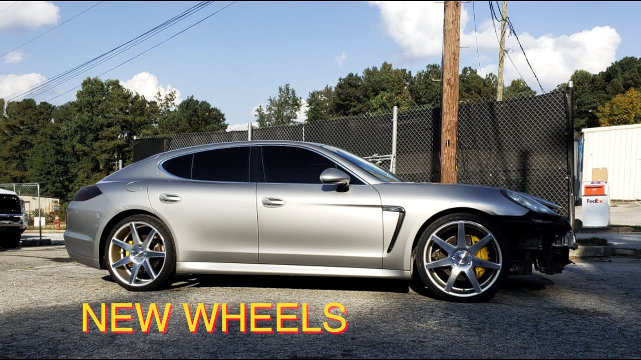 2010 Porsche Panamera Rebuild Part 2. New Vossen 22