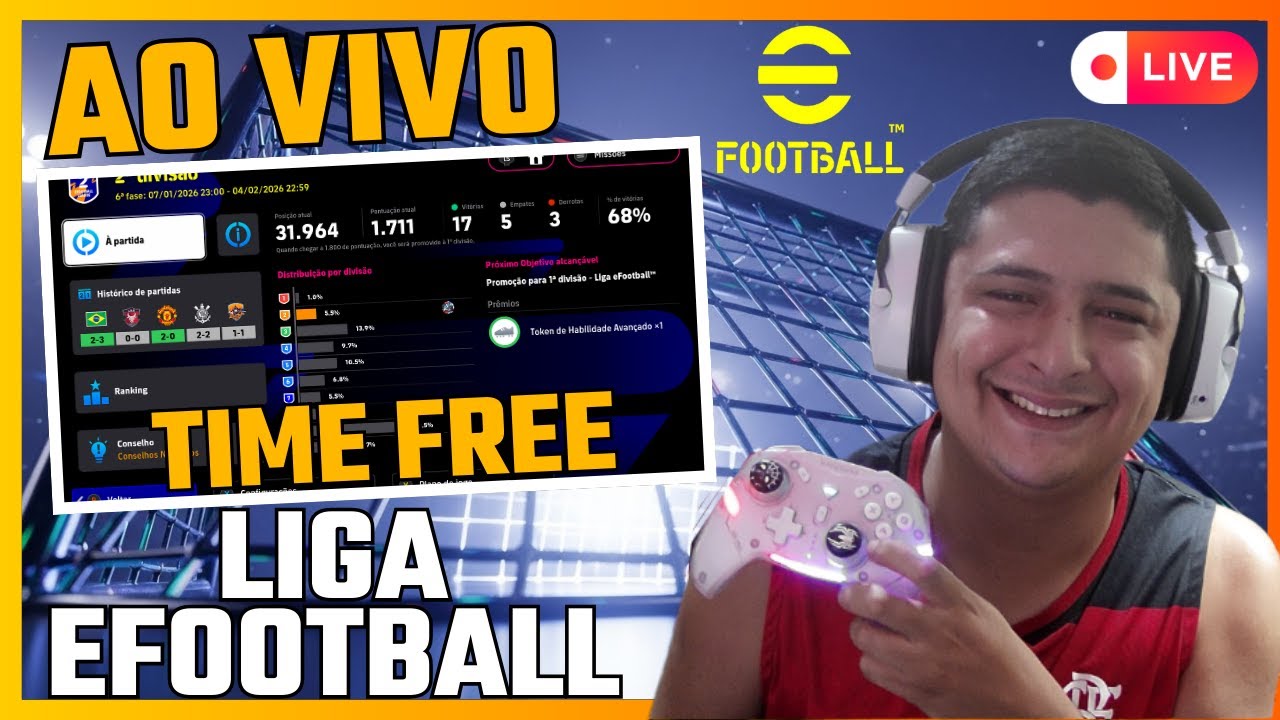 eFootball 2026 AO VIVO | Rumo 1&ordf; Divis&atilde;o Com Time da Prefeitura | LIVE - #133