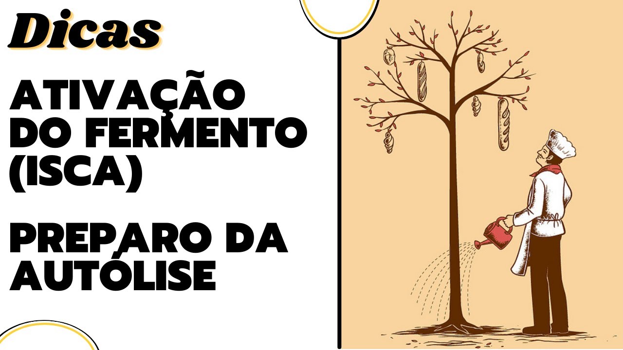 Como ativar o seu Fermento Natural e preparar a sua Autólise !!!