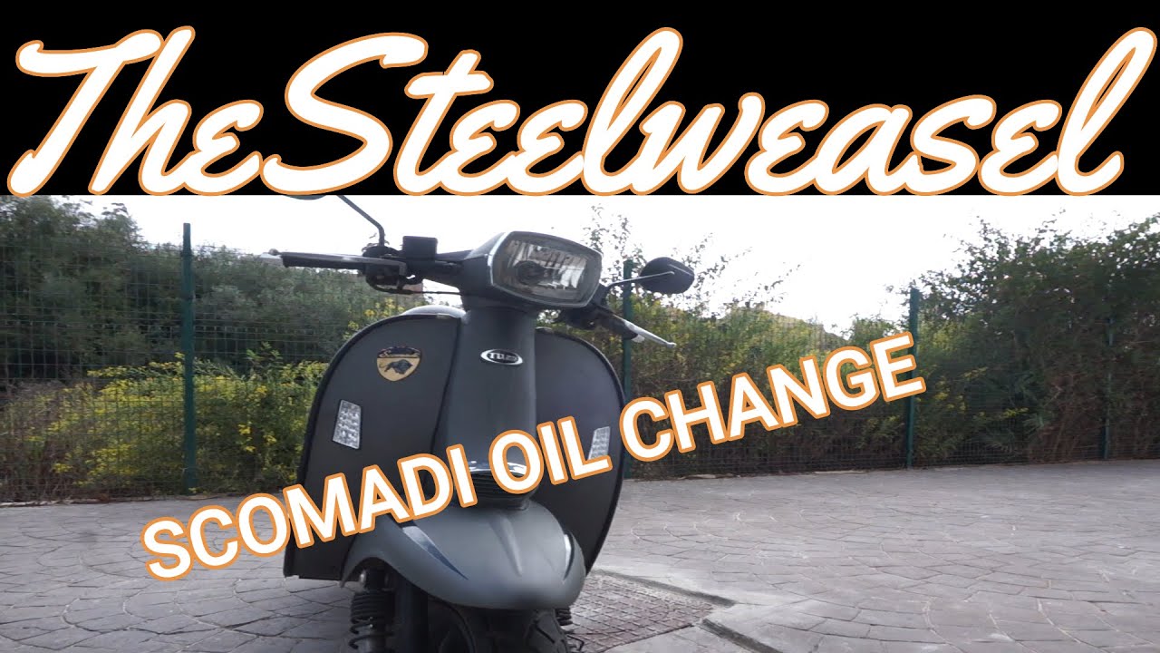 SCOMADI and  royal alloy TL 125 OIL CHANGE #lambretta