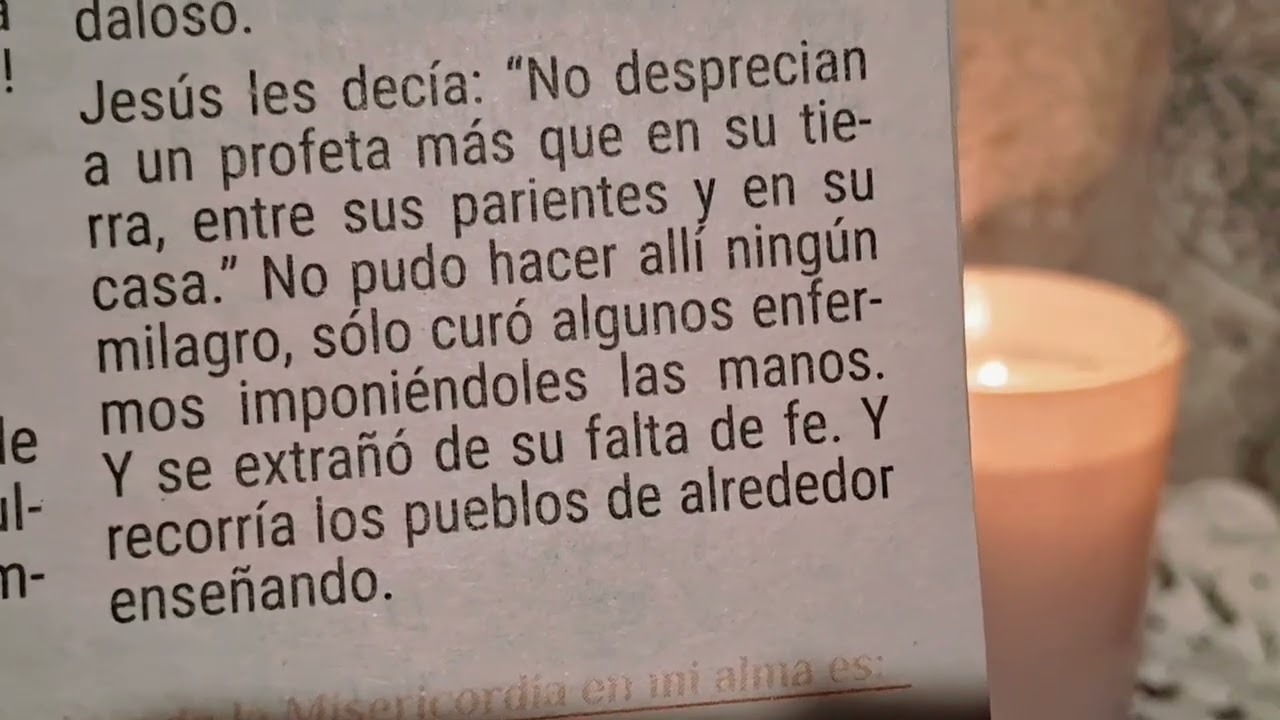 Miércoles 4 de Febrero, 2026. Lectura de los 5 Minutos de Oración en el Hogar 